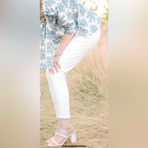 Agolde denim white pants